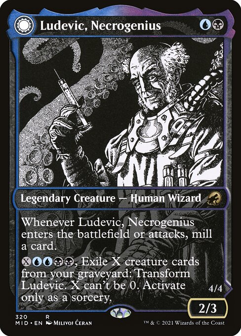 Ludevic, Necrogenius // Olag, Ludevic's Hubris from Innistrad: Midnight Hunt