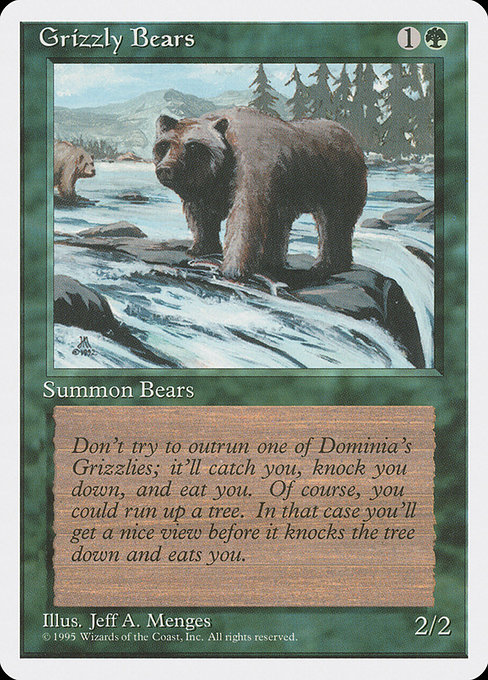 Grizzly Bears from Fourth Edition