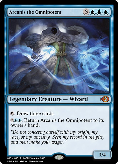 Arcanis the Omnipotent from Magic Online Promos