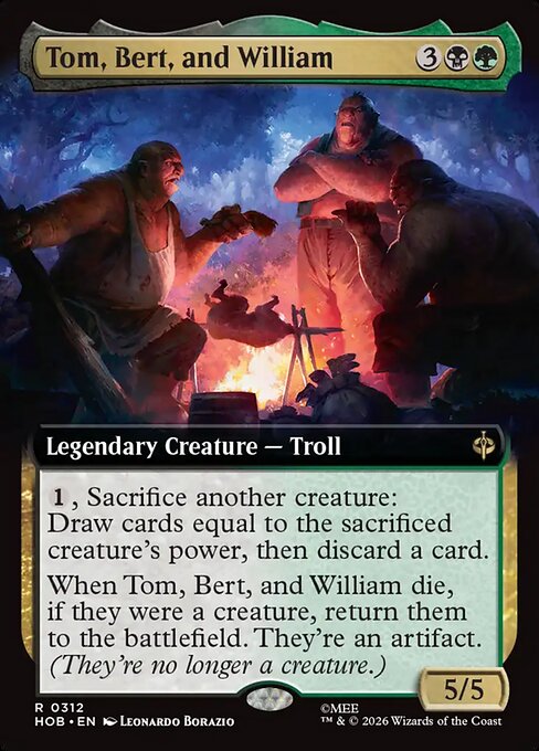 Tom, Bert, and William from The Hobbit