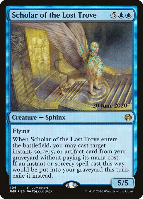 Scholar of the Lost Trove highlighted card art