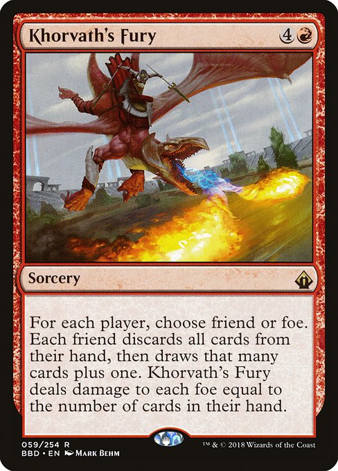 Khorvath's Fury highlighted card art