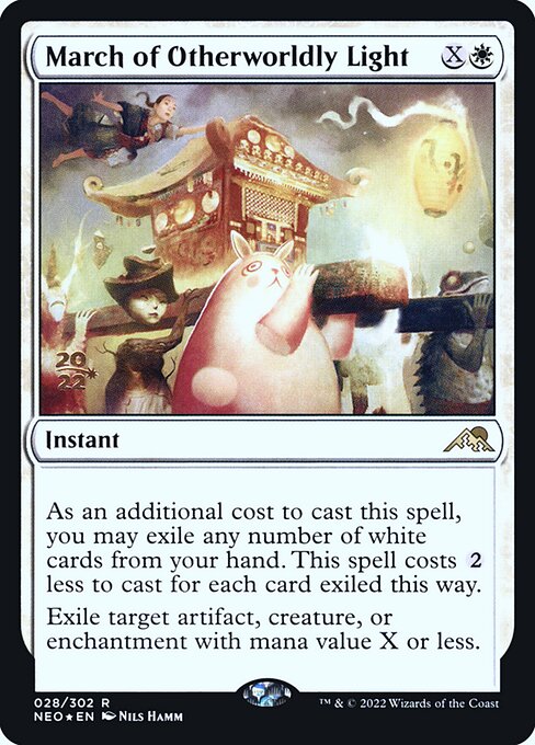 March of Otherworldly Light from Kamigawa: Neon Dynasty Promos