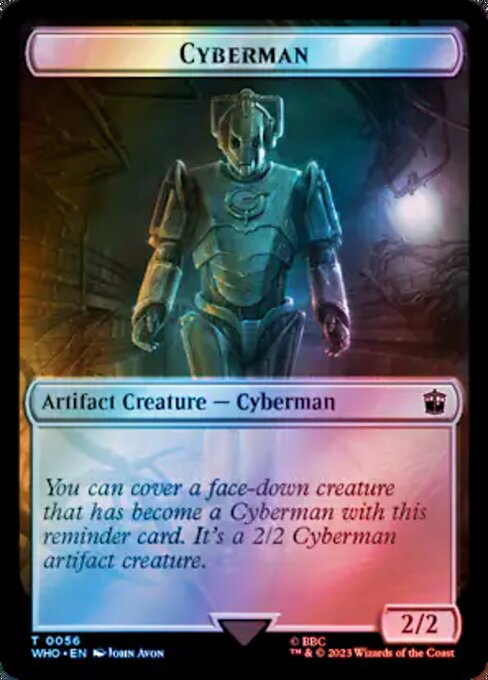 Cyberman highlighted card art