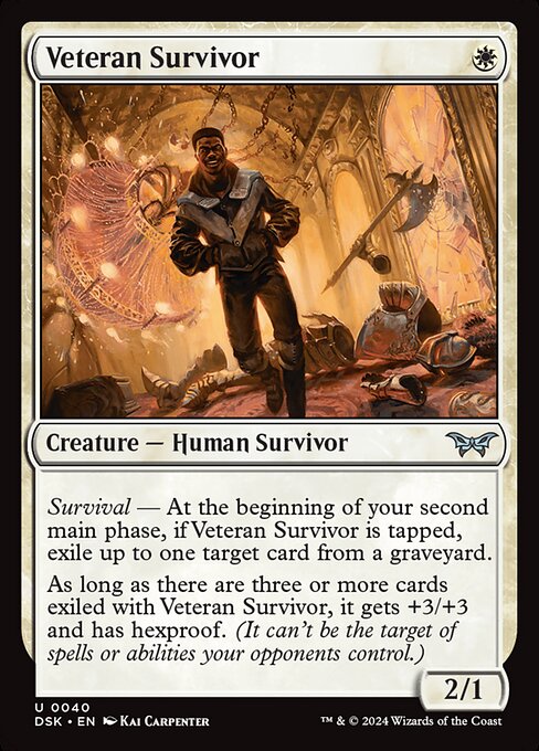 Veteran Survivor highlighted card art