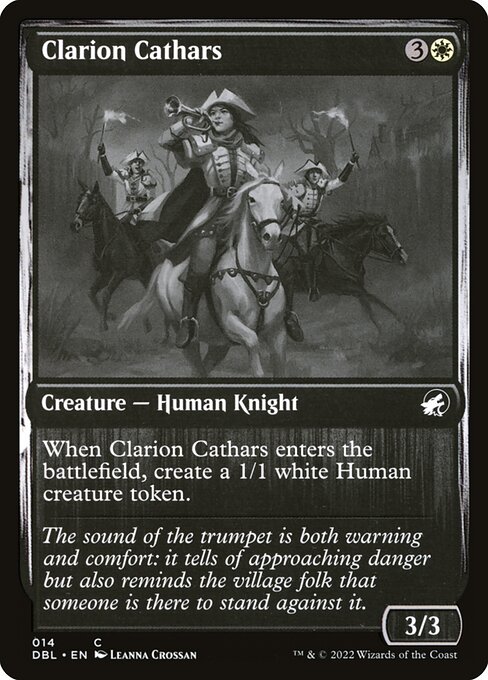 Clarion Cathars highlighted card art