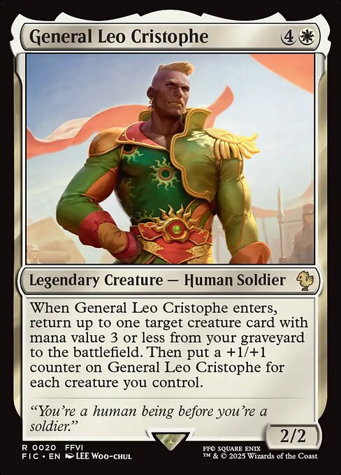 General Leo Cristophe highlighted card art