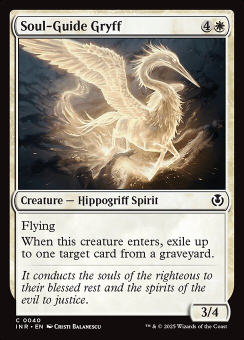 Soul-Guide Gryff highlighted card art