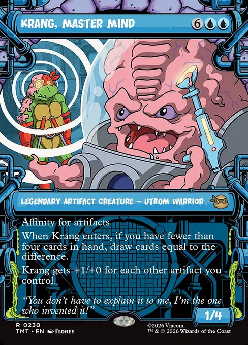 Krang, Master Mind from Teenage Mutant Ninja Turtles
