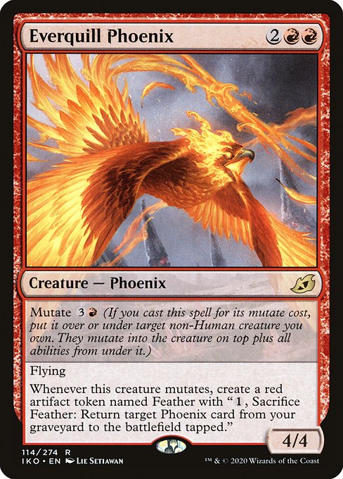 Everquill Phoenix from Ikoria: Lair of Behemoths
