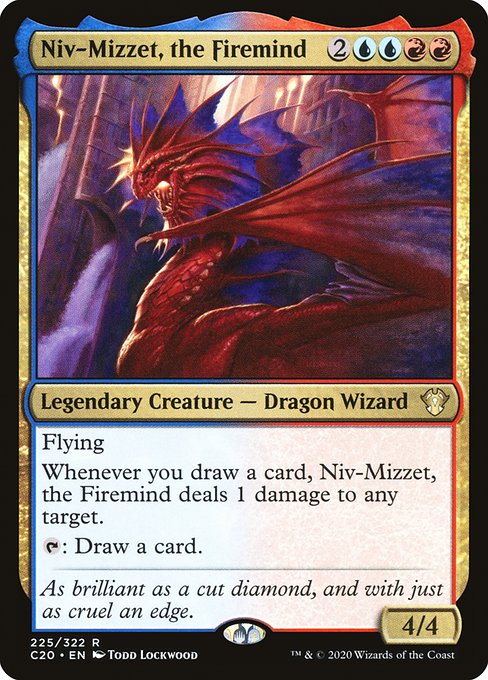 Niv-Mizzet, the Firemind from Commander 2020