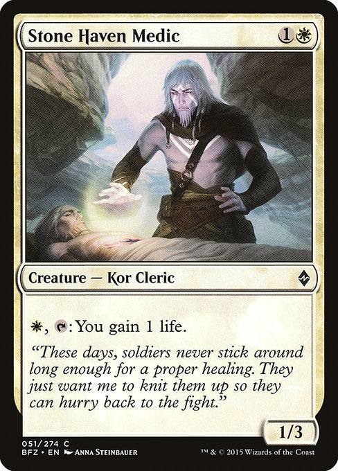 Stone Haven Medic from Battle for Zendikar