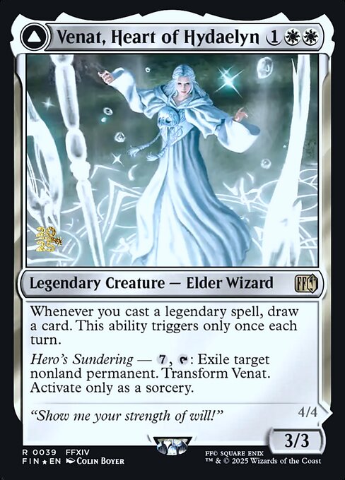 Venat, Heart of Hydaelyn // Hydaelyn, the Mothercrystal from Final Fantasy Promos