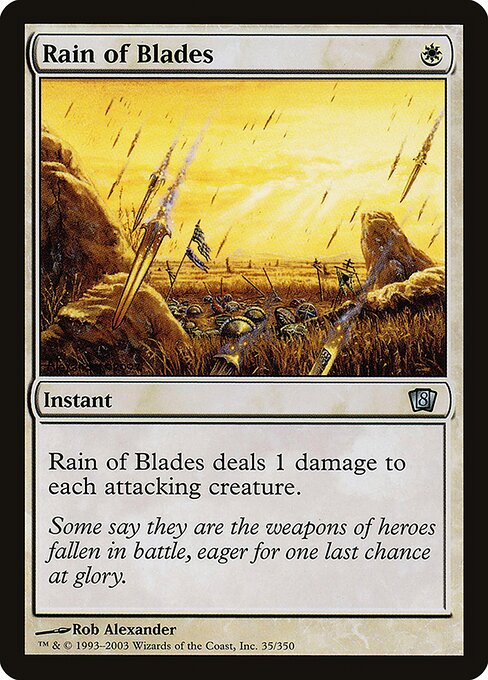 Rain of Blades from Eighth Edition