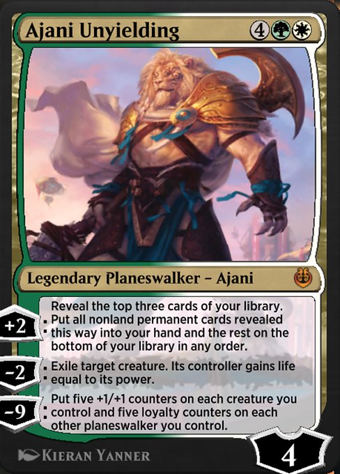 Ajani Unyielding from Kaladesh Remastered
