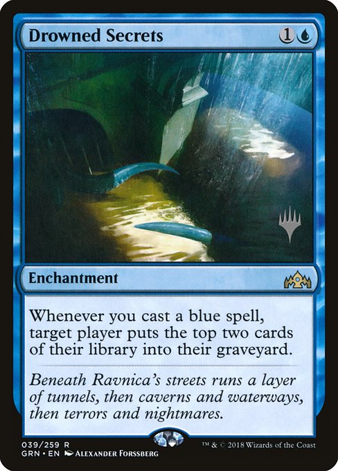 Drowned Secrets highlighted card art