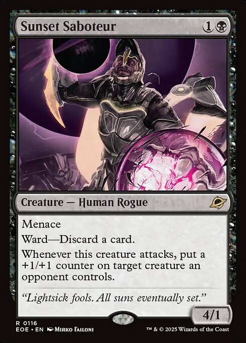 Sunset Saboteur from Edge of Eternities
