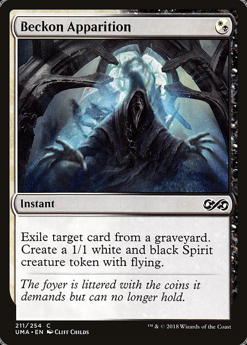 Beckon Apparition highlighted card art