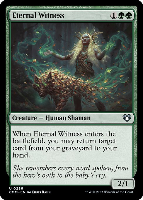 Eternal Witness from Commander Masters