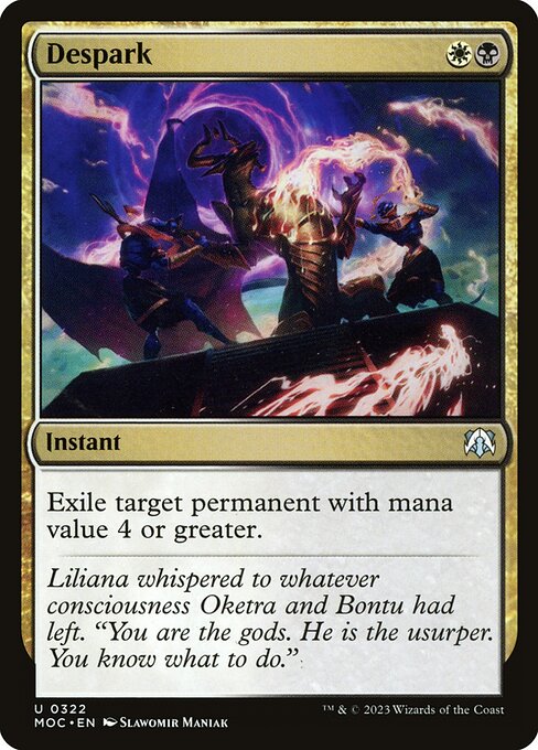 Despark from March of the Machine Commander