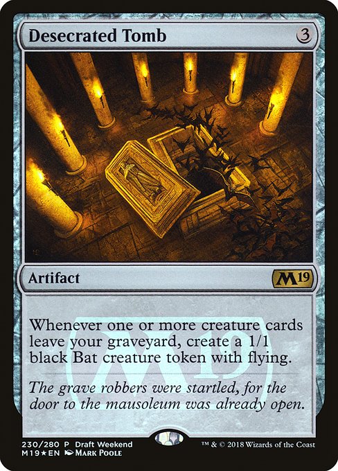 Desecrated Tomb from Core Set 2019 Promos