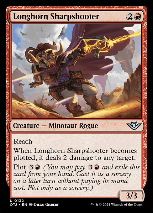 Longhorn Sharpshooter highlighted card art