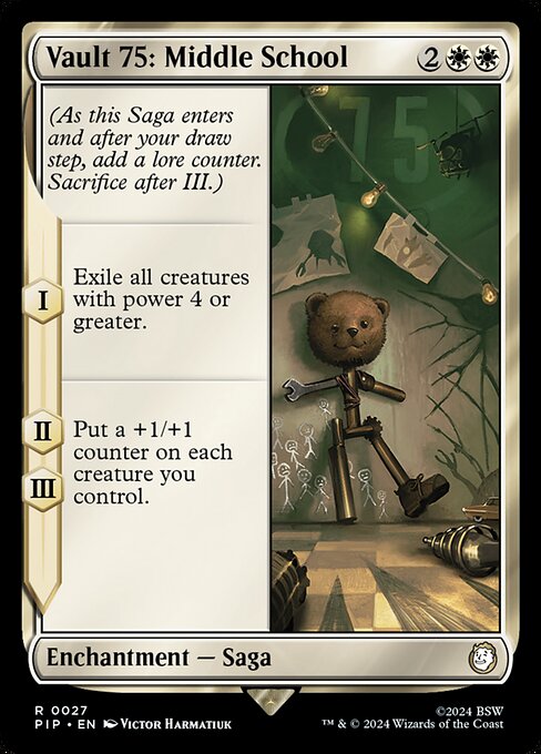 Vault 75: Middle School highlighted card art