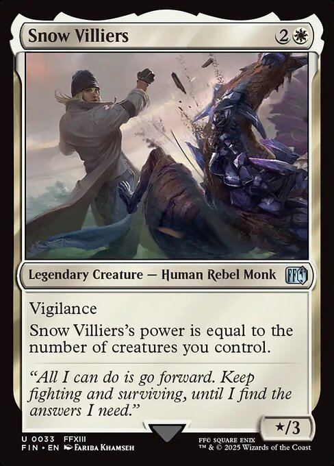 Snow Villiers highlighted card art