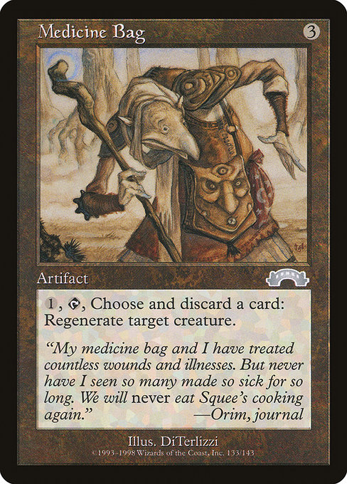 Medicine Bag highlighted card art