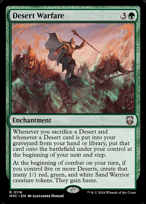 Desert Warfare highlighted card art