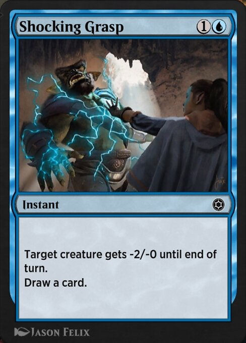 Shocking Grasp highlighted card art
