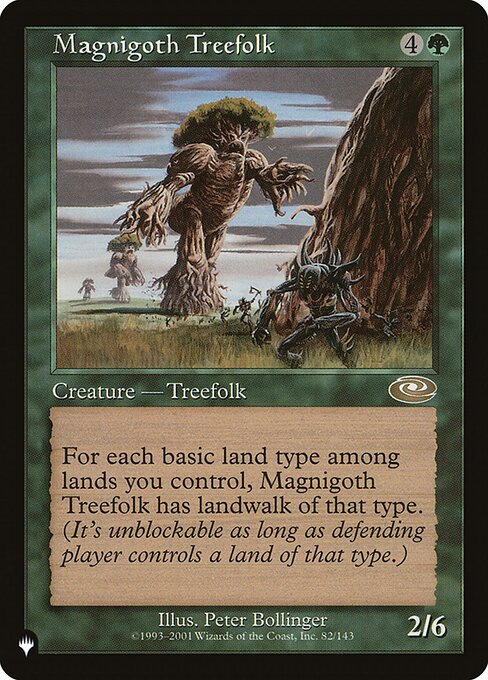 Magnigoth Treefolk highlighted card art