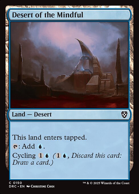Desert of the Mindful highlighted card art