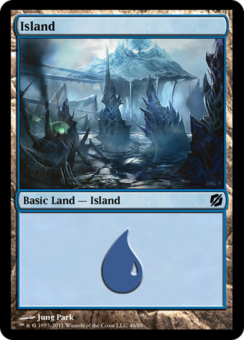 Island from Duel Decks: Mirrodin Pure vs. New Phyrexia