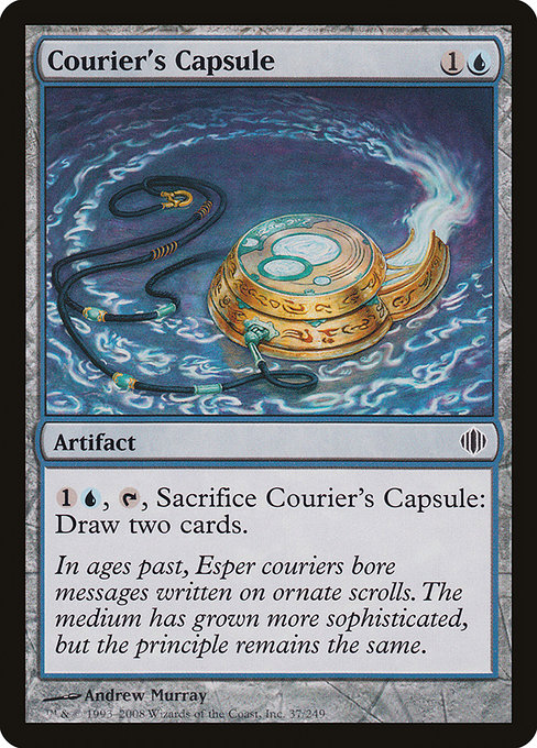 Courier's Capsule highlighted card art