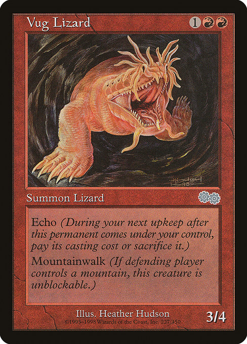 Vug Lizard highlighted card art