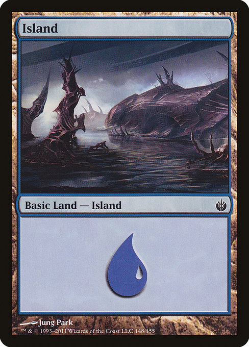 Island from Mirrodin Besieged