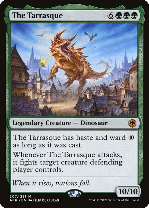 The Tarrasque from Adventures in the Forgotten Realms Promos