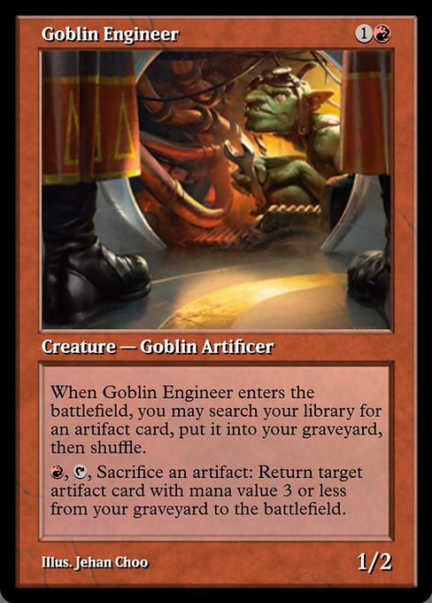 Goblin Engineer from Magic Online Promos