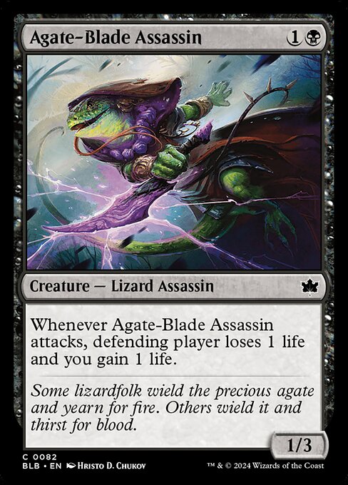 Agate-Blade Assassin highlighted card art
