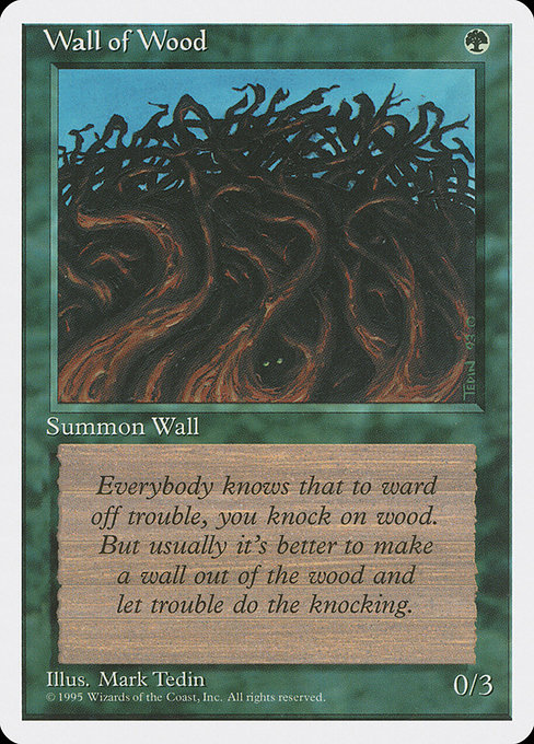 Wall of Wood from Fourth Edition