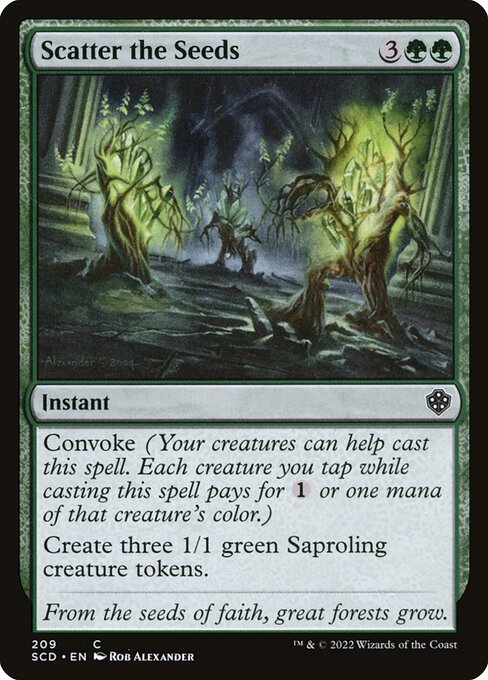 Scatter the Seeds highlighted card art