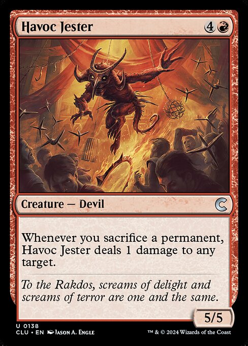 Havoc Jester from Ravnica: Clue Edition