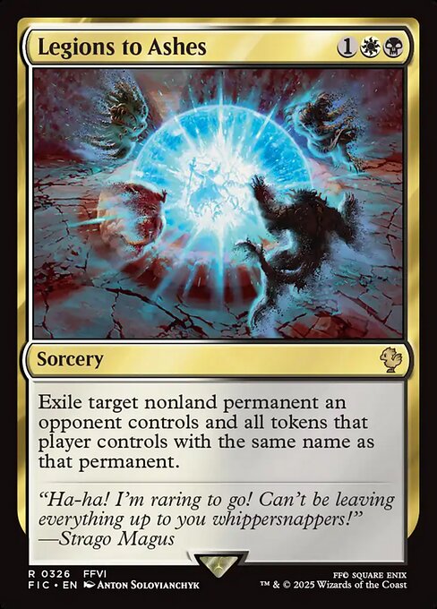 Legions to Ashes highlighted card art