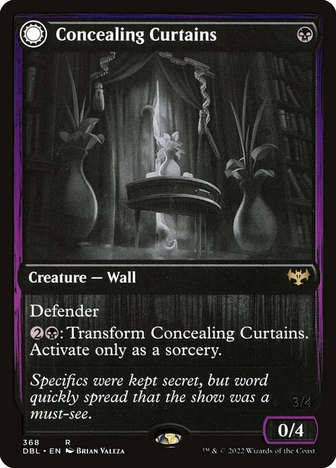 Concealing Curtains // Revealing Eye from Innistrad: Double Feature