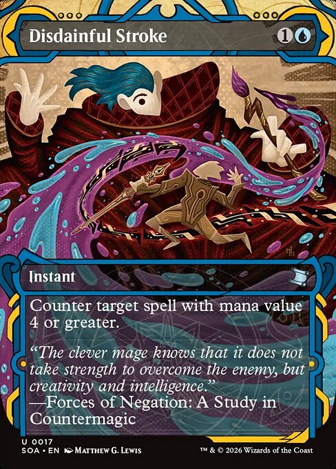 Disdainful Stroke highlighted card art
