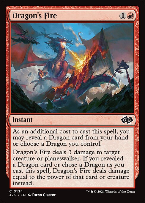 Dragon's Fire highlighted card art