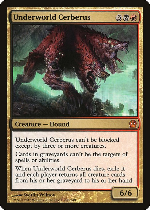 Underworld Cerberus highlighted card art
