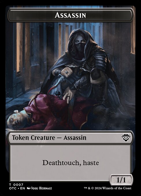 Assassin highlighted card art