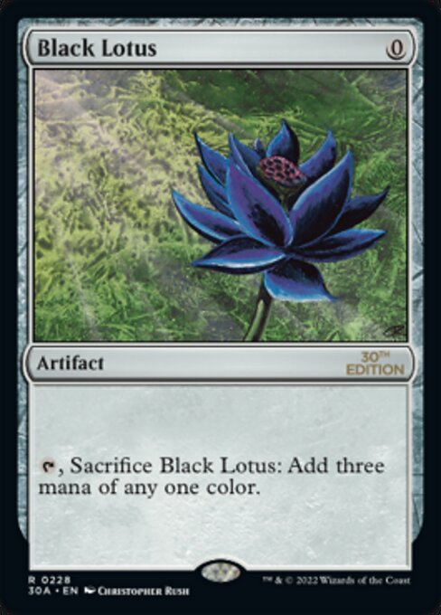 Black Lotus from 30th Anniversary Edition